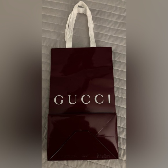 Gucci Deep Burgundy Gift Bag - Picture 2 of 5